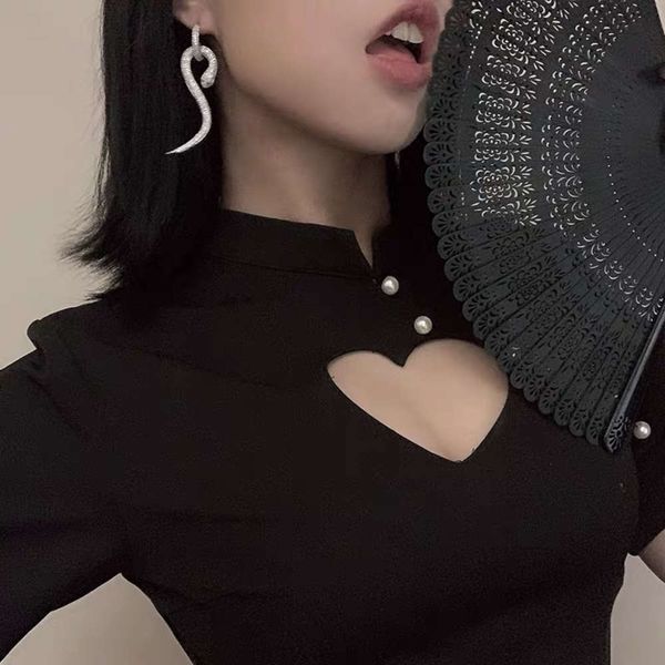hbp fashion personality exaggeration full diamond cool wind python modeling big fashionable temperament s-shaped micro inlaid earrings femal, Silver
hbp fashion personality exaggeration full diamond cool wind python modeling big fashionable temperament s-shaped micro inlaid earrings femal, Silver