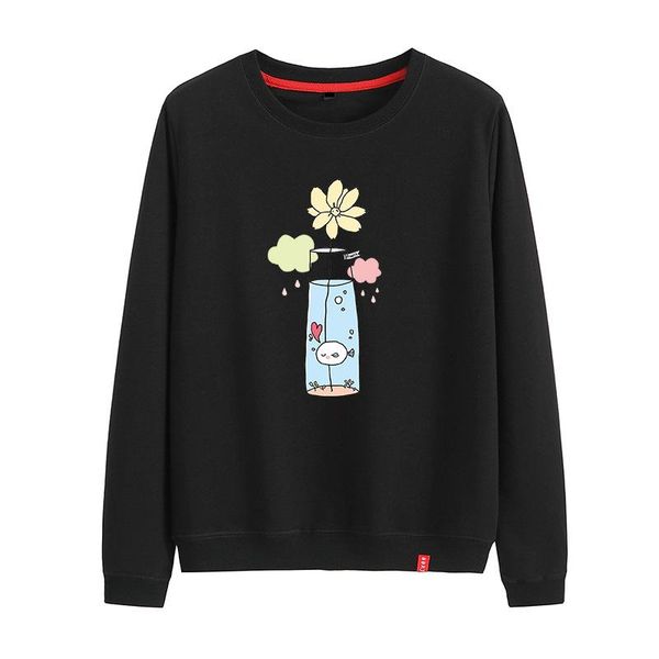 women's hoodies & sweatshirts women cotton pullover casual o-neck long sleeve cute flower print aesthetic spring autumn streetwear fema, Black
women's hoodies & sweatshirts women cotton pullover casual o-neck long sleeve cute flower print aesthetic spring autumn streetwear fema, Black