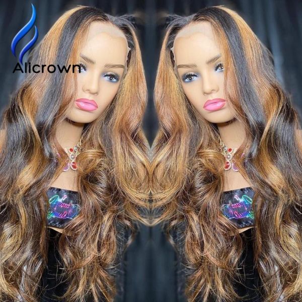 lace wigs alicrown 180 density body wave front human hair highlight ombre color brazilian remy pre-plucked, Black;brown
lace wigs alicrown 180 density body wave front human hair highlight ombre color brazilian remy pre-plucked, Black;brown