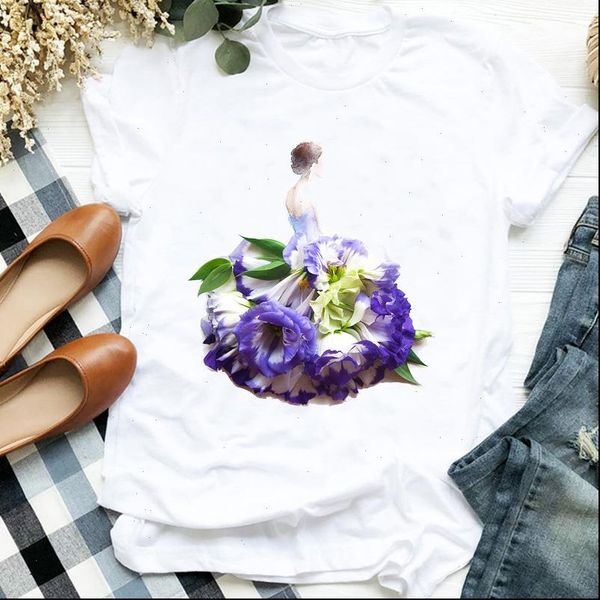 women lady floral elegant beach holiday 90s aesthetic print ladies t tee womens shirt tshirt female graphic t shirt, White
women lady floral elegant beach holiday 90s aesthetic print ladies t tee womens shirt tshirt female graphic t shirt, White