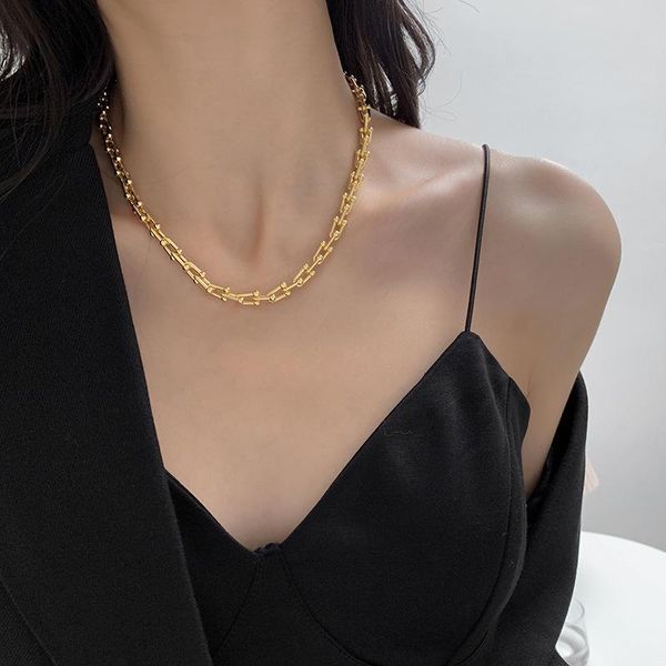 chokers minar minimalist chunky chains necklaces for women 2021 gold silver color metal hollow linked necklace statement jewelry, Golden;silver
chokers minar minimalist chunky chains necklaces for women 2021 gold silver color metal hollow linked necklace statement jewelry, Golden;silver