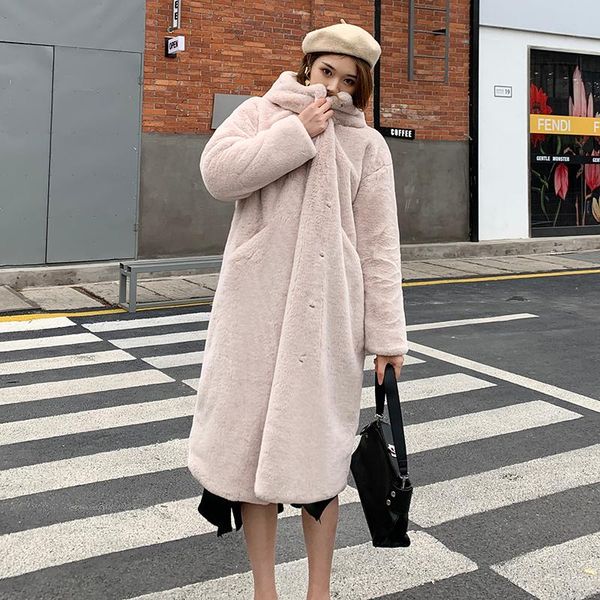 women's fur & faux female winter plus size cotton warm long hooded outerwear loose thicken jackets women overcoats, Black
women's fur & faux female winter plus size cotton warm long hooded outerwear loose thicken jackets women overcoats, Black