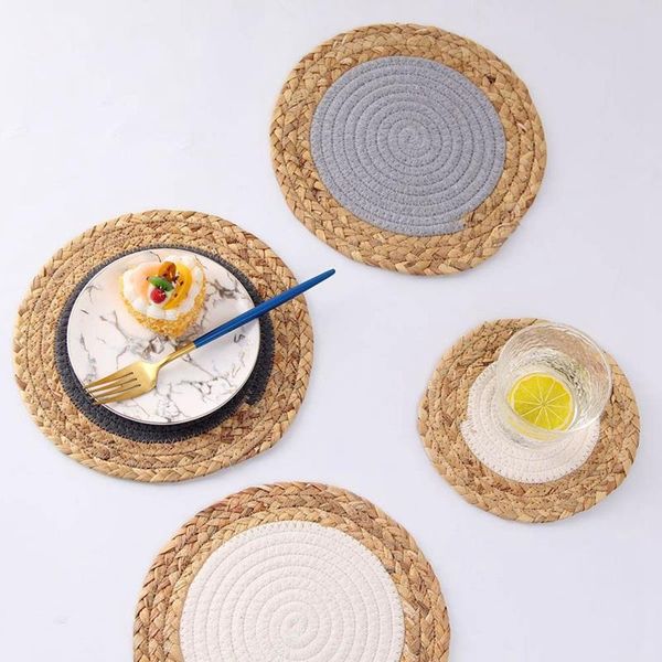 table runner round rattan placemats natural corn straw woven dining mats heat insulation pot holder cup coasters kitchen accessories
table runner round rattan placemats natural corn straw woven dining mats heat insulation pot holder cup coasters kitchen accessories