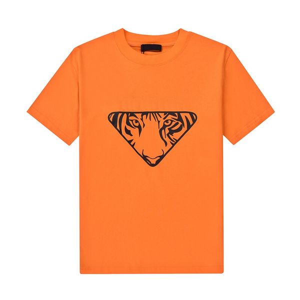 22ss spring summer europe italy triangle tiger head t shirts mens tshirt women clothes casual cotton tee, White;black
22ss spring summer europe italy triangle tiger head t shirts mens tshirt women clothes casual cotton tee, White;black