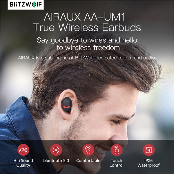 blitzwolf airaux um1 bluetooth-compatible earphone wireless headset hifi noise reduction ipx6 waterproof sports headsets mic
blitzwolf airaux um1 bluetooth-compatible earphone wireless headset hifi noise reduction ipx6 waterproof sports headsets mic