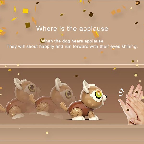 kids toys diy smart robot dog puppy touching control responds to bark electronics pet dog creative interactive toys gift
kids toys diy smart robot dog puppy touching control responds to bark electronics pet dog creative interactive toys gift