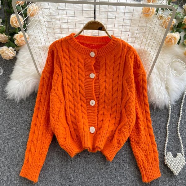 women's knits & tees autumn winter warm streetwear outerwear korean knitted cardigan female retro single breasted long sleeve slim swea, White
women's knits & tees autumn winter warm streetwear outerwear korean knitted cardigan female retro single breasted long sleeve slim swea, White