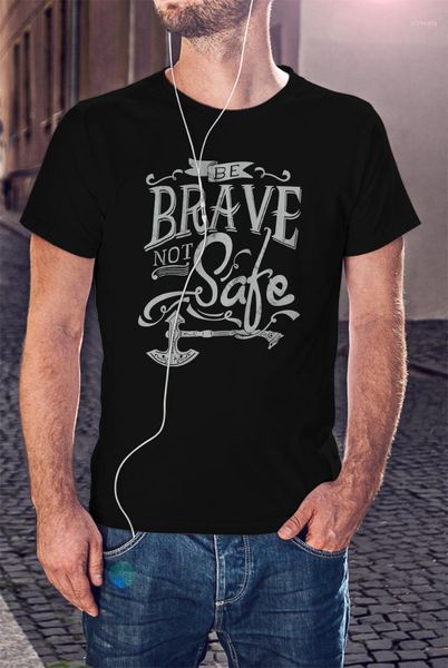 men's t-shirts be brave not safe men black or white t-shirt motivation shirts quotes t axe shirt viking, White;black
men's t-shirts be brave not safe men black or white t-shirt motivation shirts quotes t axe shirt viking, White;black