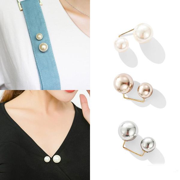 pins, brooches 3pcs/set double pearl pins anti-glare female women designer fashion trendy elegant badge clothes accessories, Gray
pins, brooches 3pcs/set double pearl pins anti-glare female women designer fashion trendy elegant badge clothes accessories, Gray
