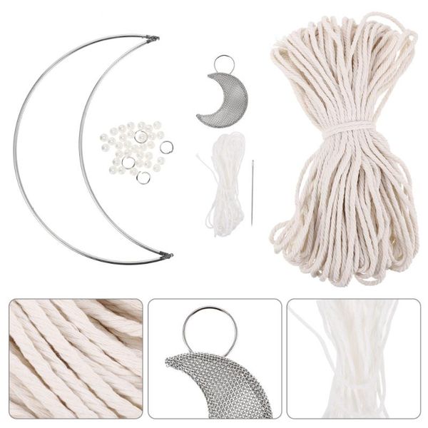 decorative objects & figurines 1 set macrame rope kit diy dream catcher tapestry accessory
decorative objects & figurines 1 set macrame rope kit diy dream catcher tapestry accessory
