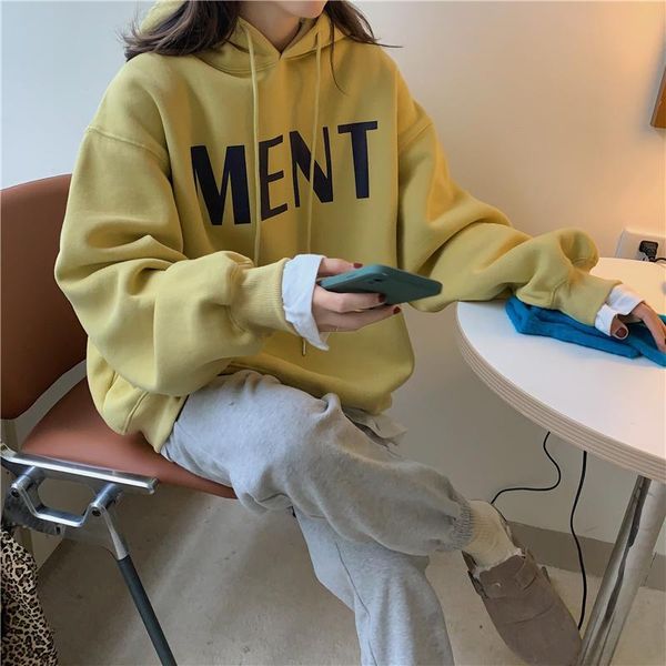 women's hoodies & sweatshirts women hooded oversize thick plus velvet loose letter print womens hoodie all-match leisure simple trendy, Black
women's hoodies & sweatshirts women hooded oversize thick plus velvet loose letter print womens hoodie all-match leisure simple trendy, Black