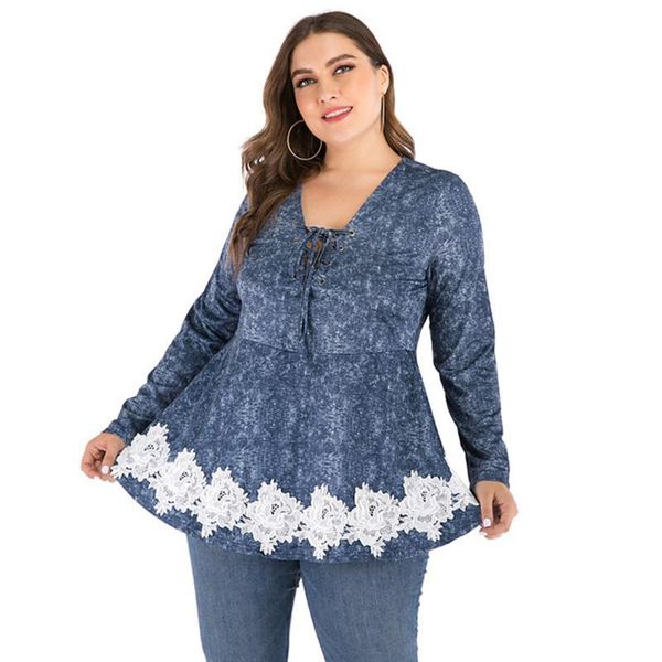 women's blouses & shirts fashion casual women blouse shirt plus size 5xl spring lace clothing femininas blusas, White
women's blouses & shirts fashion casual women blouse shirt plus size 5xl spring lace clothing femininas blusas, White