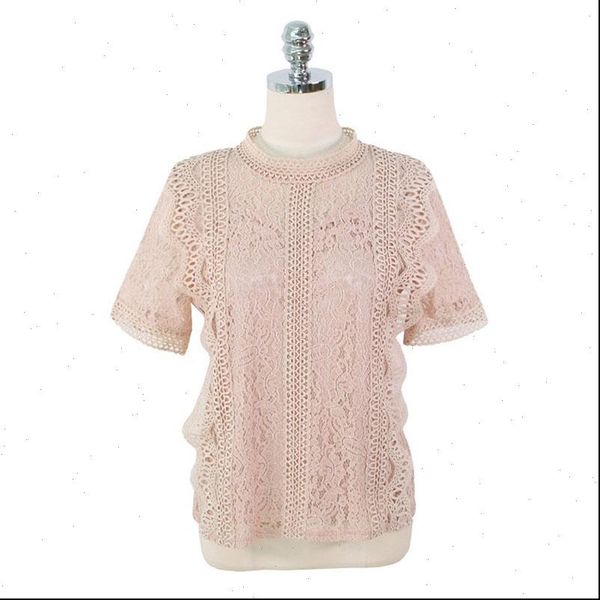 perhaps u women black white pink beige lace blouse shirt short sleeve elegant b0336 drop shipping
perhaps u women black white pink beige lace blouse shirt short sleeve elegant b0336 drop shipping