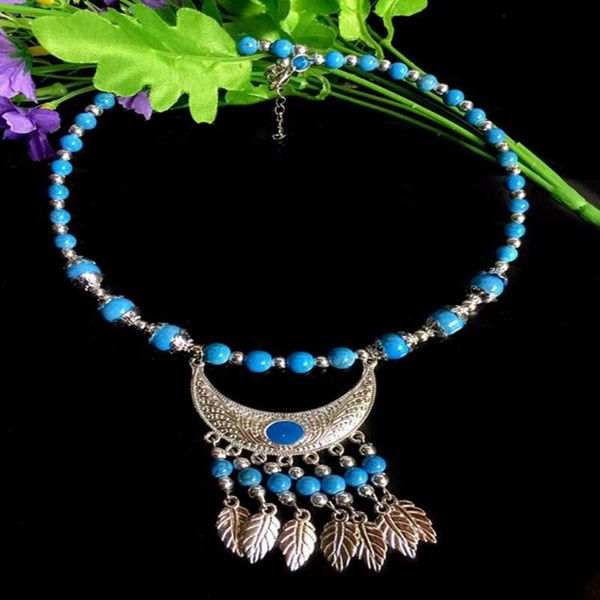 chains exotic ethnic style handmade crescent pendant short girl ladies headwear clavicle chain dance performance fairy hair accessories, Silver
chains exotic ethnic style handmade crescent pendant short girl ladies headwear clavicle chain dance performance fairy hair accessories, Silver