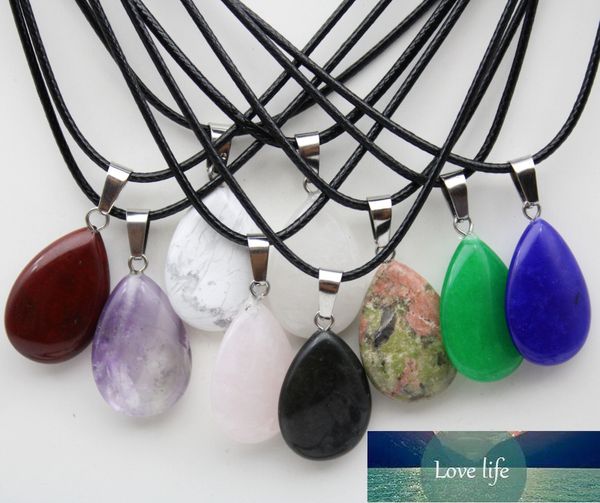 natural stone water drople pendant quartz crystal agates turquoises malachite stone for diy jewelry making necklace accessories, Silver
natural stone water drople pendant quartz crystal agates turquoises malachite stone for diy jewelry making necklace accessories, Silver