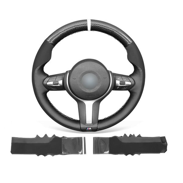 diy custom black pu carbon fiber leather steering wheel cover for bmw 3 series f30 (sedan) 2012-2018 / f34 (gran turismo)
diy custom black pu carbon fiber leather steering wheel cover for bmw 3 series f30 (sedan) 2012-2018 / f34 (gran turismo)