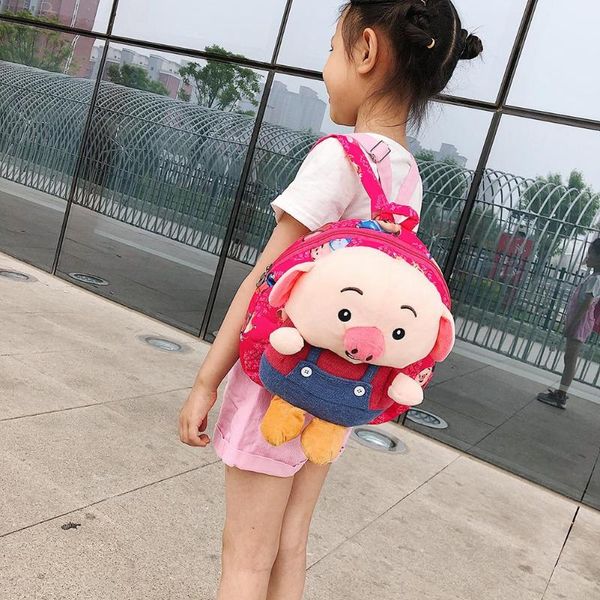 school bags durable casual canvas outdoor hikng small backpacks lovely kids 3d cartoon pig portable practical rucksack 
school bags durable casual canvas outdoor hikng small backpacks lovely kids 3d cartoon pig portable practical rucksack