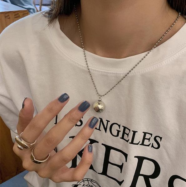 chains contracted women necklace restoring ancient ways ball charm fashion accessories sweater chain, Silver
chains contracted women necklace restoring ancient ways ball charm fashion accessories sweater chain, Silver