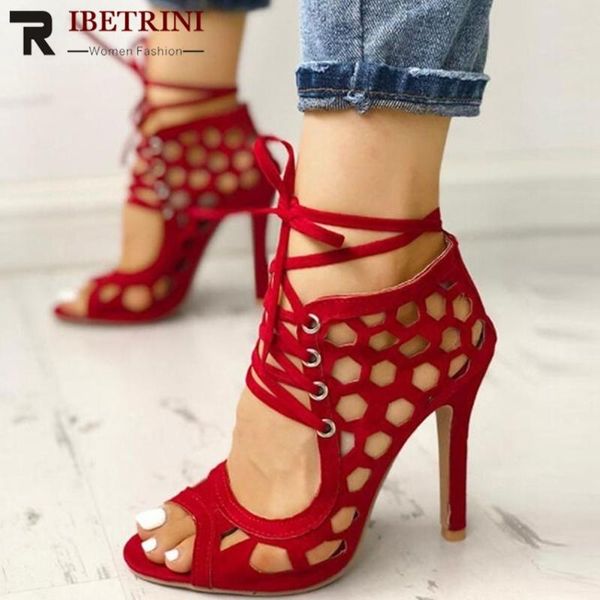 sandals ribetrini the big size 43 women shoes solid lace up open toe thin high heel rome party mature, Black
sandals ribetrini the big size 43 women shoes solid lace up open toe thin high heel rome party mature, Black