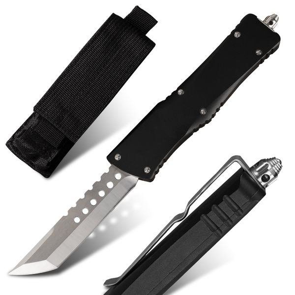 wholesale double-action d2 steel blade automatic knife (t6-6061) aviation aluminum handle outdoor camping pocket knife tactical edc tool wit
wholesale double-action d2 steel blade automatic knife (t6-6061) aviation aluminum handle outdoor camping pocket knife tactical edc tool wit