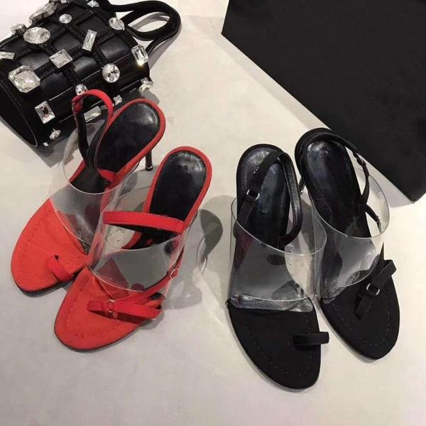 vallu 2021 summer new sandals plain transparencies are all-match women's heels, Black
vallu 2021 summer new sandals plain transparencies are all-match women's heels, Black