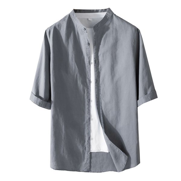 2021 new -5xl mais tamanho de linho gola meia manga para homens moda casual camisa masculina marca slida camisas 9t2w, White
2021 new -5xl mais tamanho de linho gola meia manga para homens moda casual camisa masculina marca slida camisas 9t2w, White