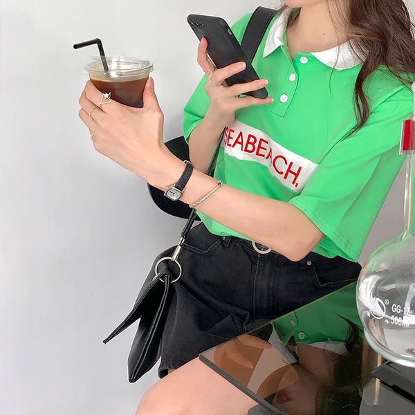 2021 new 4 colors summer korean style color patchwork embroidery short sleeve tshirts womens loose casual tees shirt femme (x1458) vbde, White
2021 new 4 colors summer korean style color patchwork embroidery short sleeve tshirts womens loose casual tees shirt femme (x1458) vbde, White