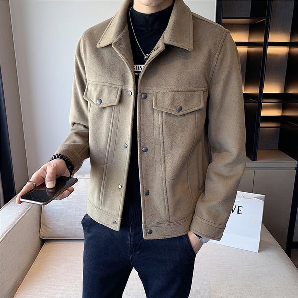 british style winter wholesale turn down collar men's clothes 2021 fashion shreds thin color fit casual jackets j9e5, Black;brown
british style winter wholesale turn down collar men's clothes 2021 fashion shreds thin color fit casual jackets j9e5, Black;brown