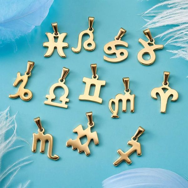 charms 24pcs/box 304 stainless steel pendant charm 12 constellations zodiac signs for jewelry making diy bracelet necklace craft, Bronze;silver
charms 24pcs/box 304 stainless steel pendant charm 12 constellations zodiac signs for jewelry making diy bracelet necklace craft, Bronze;silver