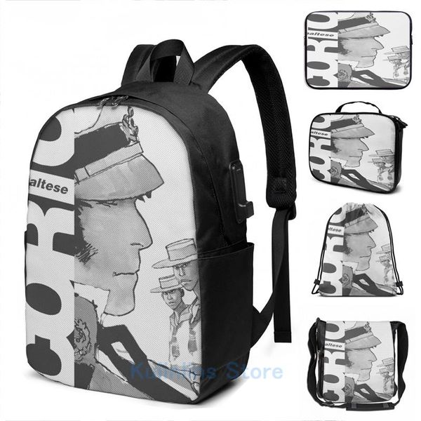 backpack funny graphic print corto maltese usb charge men school bags women bag travel laptop
backpack funny graphic print corto maltese usb charge men school bags women bag travel laptop