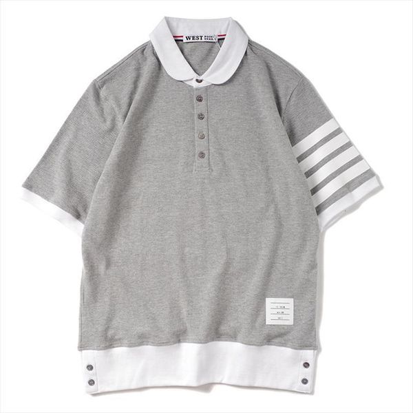 high novelty punk classic striped men polo stars fashion shirts shirt hip hop skateboard cotton tee a4, White;black
high novelty punk classic striped men polo stars fashion shirts shirt hip hop skateboard cotton tee a4, White;black