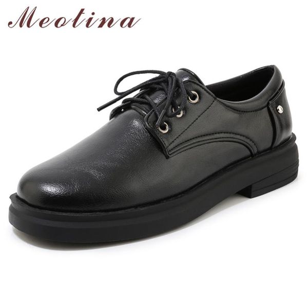 dress shoes meotina high heels women pu leather square derby casual lace up round toe pumps ladies spring plus size 33-46, Black
dress shoes meotina high heels women pu leather square derby casual lace up round toe pumps ladies spring plus size 33-46, Black