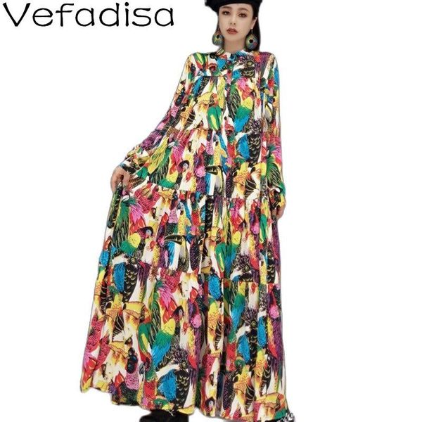 casual dresses vefadisa fashion animal bird print women dress 2021 autumn colorful female temperament pullover qyf6394, Black;gray
casual dresses vefadisa fashion animal bird print women dress 2021 autumn colorful female temperament pullover qyf6394, Black;gray