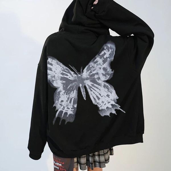 women's jackets hip hop streetwear hoodies women jacket butterfly print coat goth harajuku y2k aesthetic clothes grunge punk hoodie zip, Black;brown
women's jackets hip hop streetwear hoodies women jacket butterfly print coat goth harajuku y2k aesthetic clothes grunge punk hoodie zip, Black;brown