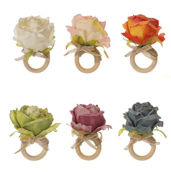 party favor 7 color wooden napkin buckle clasp hand woven linen rope artificial flower napkins ring l table dd562
party favor 7 color wooden napkin buckle clasp hand woven linen rope artificial flower napkins ring l table dd562