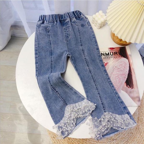 2021 spring autumn new beaded flare jeans for baby girl children fashion denim pants kids trousers 3-10 years teenage jeans wz25, Blue
2021 spring autumn new beaded flare jeans for baby girl children fashion denim pants kids trousers 3-10 years teenage jeans wz25, Blue