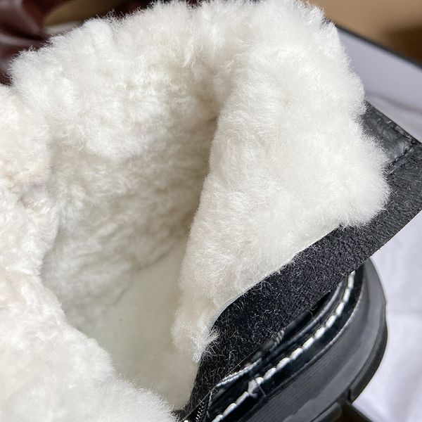 women snow boots real leather zipper plush fur warm winter shoes woman cross strap short boot lady footwear size 34-42, Black
women snow boots real leather zipper plush fur warm winter shoes woman cross strap short boot lady footwear size 34-42, Black