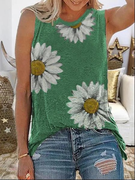 2021 summer t shirt ladies women sleeveless printing short sleeve t shirt round neck casual loose fashion clothes, White
2021 summer t shirt ladies women sleeveless printing short sleeve t shirt round neck casual loose fashion clothes, White
