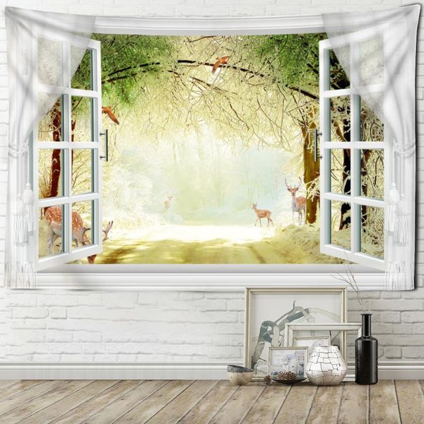tapestries outside the window woods landscape painting tapestry wall hanging hippie tapiz living room background home decor
tapestries outside the window woods landscape painting tapestry wall hanging hippie tapiz living room background home decor