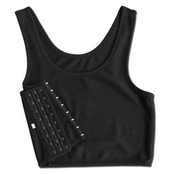women's shapers casual sportwear chest breast binder trans crop flat les corset stretch body shaping buckle black tank, Black;white
women's shapers casual sportwear chest breast binder trans crop flat les corset stretch body shaping buckle black tank, Black;white