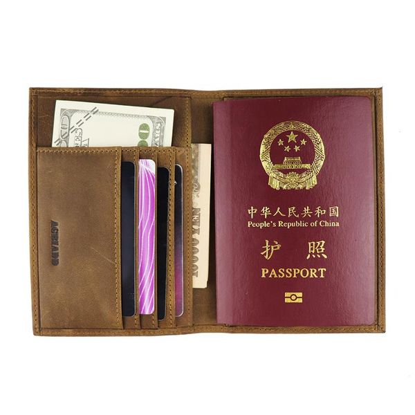 card holders 2021 men's passport cover for traveling documents 589-46 genuine leather travel wallets men id drop ship, Brown;gray
card holders 2021 men's passport cover for traveling documents 589-46 genuine leather travel wallets men id drop ship, Brown;gray