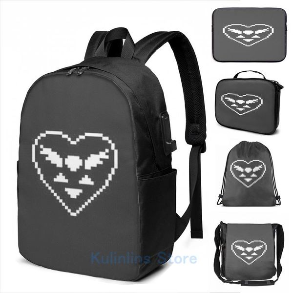 backpack funny graphic print deltarune usb charge men school bags women bag travel laptop
backpack funny graphic print deltarune usb charge men school bags women bag travel laptop