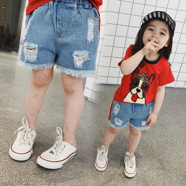 shorts baby girl ripped denim casual pants kids jeans fashion for girls clothes, Black
shorts baby girl ripped denim casual pants kids jeans fashion for girls clothes, Black