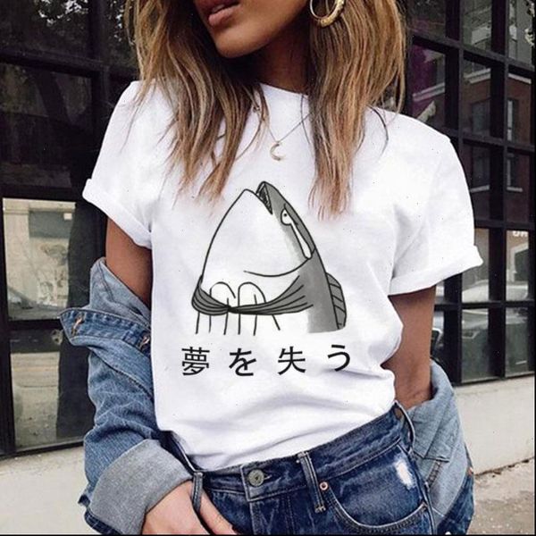 aesthetic tshirt fish head graphic tees women japanese letter funny lost dream t shirt harajuku style streetwear, White
aesthetic tshirt fish head graphic tees women japanese letter funny lost dream t shirt harajuku style streetwear, White