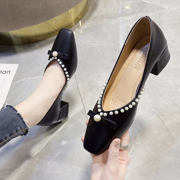 fashion pearl med heels pumps women black beige pu leather office work shoes woman spring square toe slip on single shoesdress shoes
fashion pearl med heels pumps women black beige pu leather office work shoes woman spring square toe slip on single shoesdress shoes