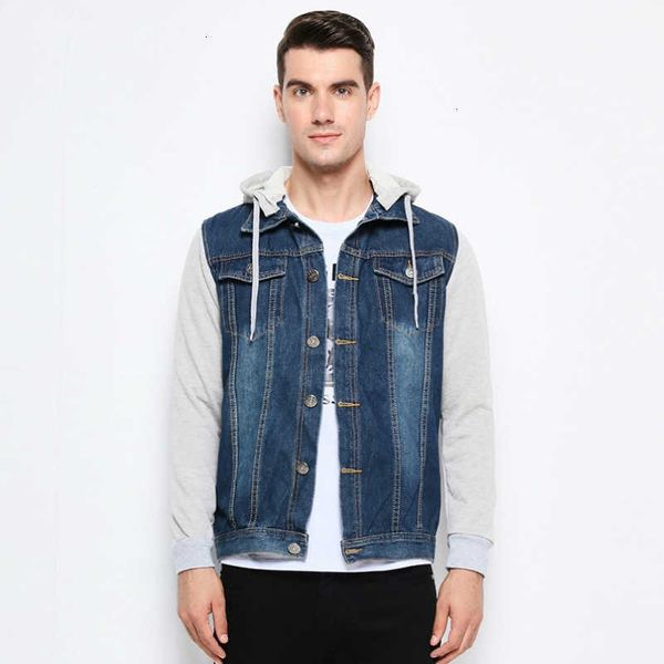 men's jackets denim men hooded jeans fashion patchwork hoodies casual cowboy jacket streetwear mens and coats 8a2i 6bjr, Black;brown
men's jackets denim men hooded jeans fashion patchwork hoodies casual cowboy jacket streetwear mens and coats 8a2i 6bjr, Black;brown
