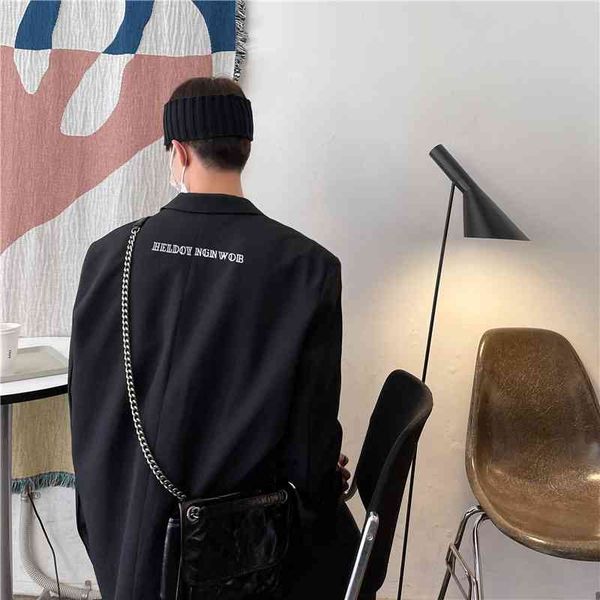 ruffian handsome korean version trend loose couple coat dk uniform men's casual fried street suit jk top, Black
ruffian handsome korean version trend loose couple coat dk uniform men's casual fried street suit jk top, Black