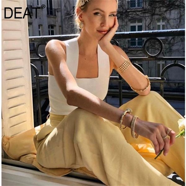 deat new fashion sqaure collar vest female 20 summer new outer wear knitting wl75701 210315, White
deat new fashion sqaure collar vest female 20 summer new outer wear knitting wl75701 210315, White