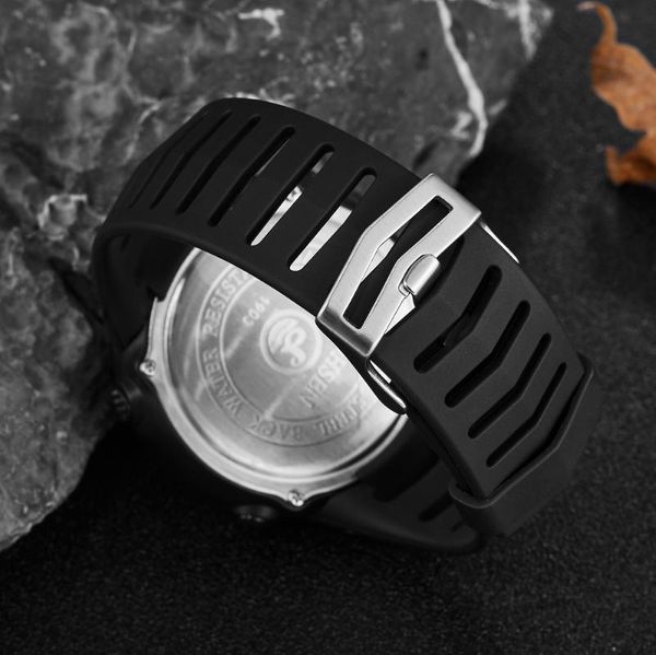 watch bands ohsen 1903 rubber band silicone strap with pin buckle black white red blue green, Black;brown
watch bands ohsen 1903 rubber band silicone strap with pin buckle black white red blue green, Black;brown
