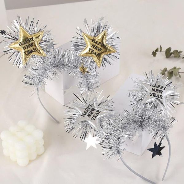 party hats 1pc 2022 happy year gold silver hat headband foil tinsel star christmas decoration for kids gift
party hats 1pc 2022 happy year gold silver hat headband foil tinsel star christmas decoration for kids gift